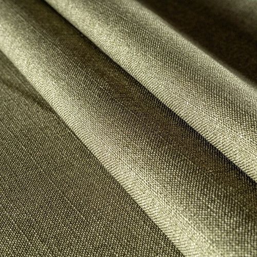 Ткань портьерная лен h-300 см 05-02-00477 зеленый хаки однотонный