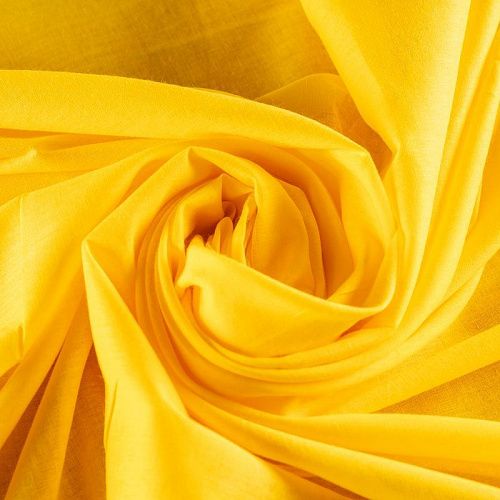 Хлопок-вуаль К28-597 желтый шафрановый однотонный