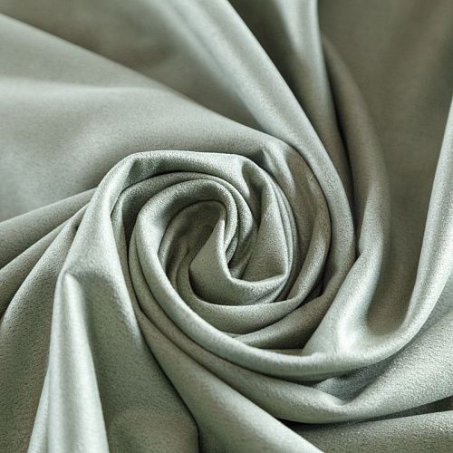 Замша искусственная 018-06133 снежная мята однотонный