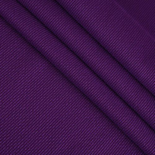 Креп на дублерине 026-16644 пурпурно-сиреневый однотонный