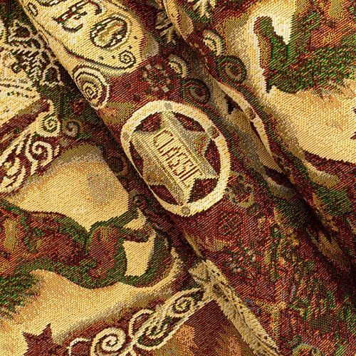 Гобелен гостиный 513-02-33 коричнево-зеленый родео