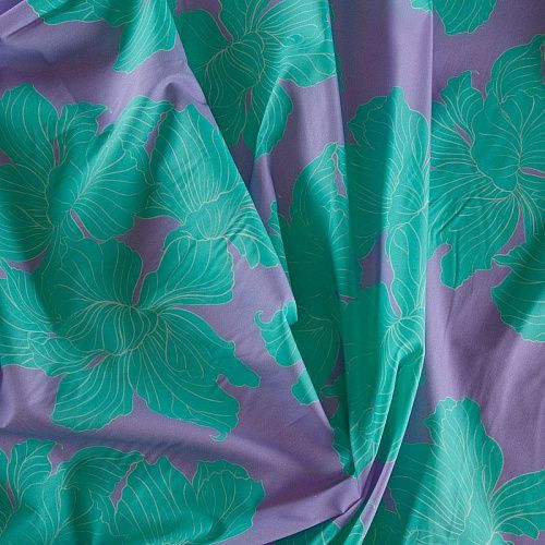 Хлопок 063-17033 светлая лаванда принтованный