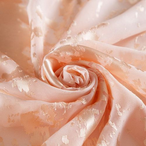 Шелк-атлас деворе 064-16331 персиковый
