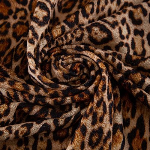 Трикотаж шерстяной Gucci 056-19612 бежевый принтованный