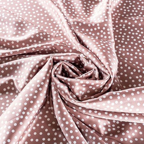 Шелк синтетический 065-01462 капучино принтованный