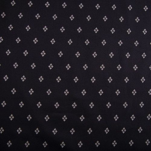 Хлопок 063-16304 черный принтованный
