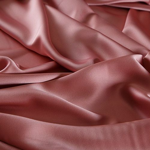 Сатин 001-18660 розовый персик однотонный