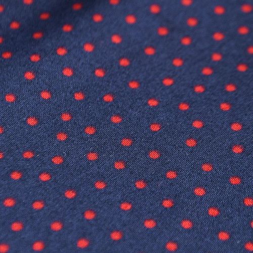 Коттон стрейч 063-12129 темно-синий принтованный