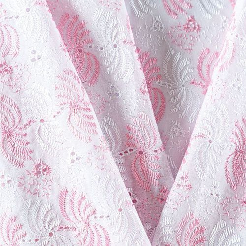 Шитье 067-08074 белый с вышивкой