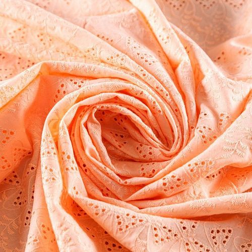 Шитье 067-08107 персиковый однотонный