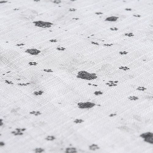 Лен-марлевка 035-11772 белый принтованный