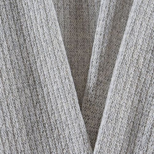 Трикотаж вязаный 056-11807 светло-серый однотонный