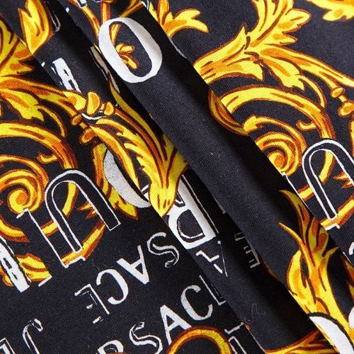 Трикотаж 056-12473 черный принтованный 