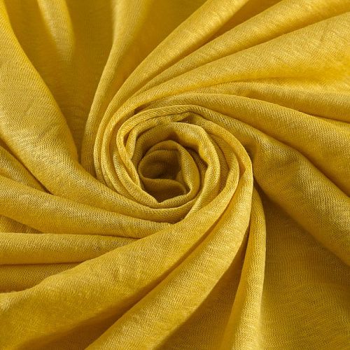 Трикотаж 056-11944 медово-желтый однотонный