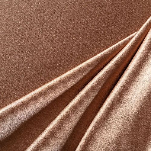 Кади креп-атлас 001-06609 бронзовый однотонный