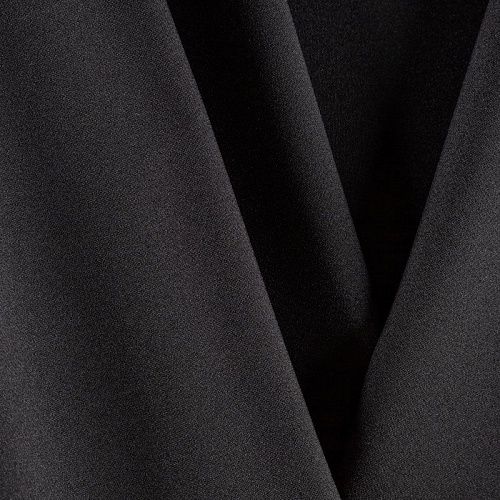 Габардин К28-198 черный однотонный