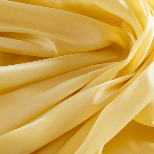 Ткань подкладочная 045-16929 желтый однотонный