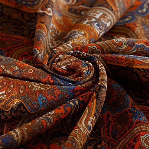 Шерсть плательная Etro 066-19123 корица принтованный