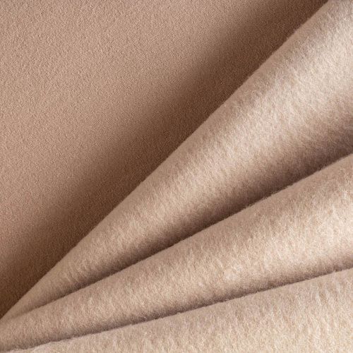 Футер с начесом 062-00524 бежевый однотонный