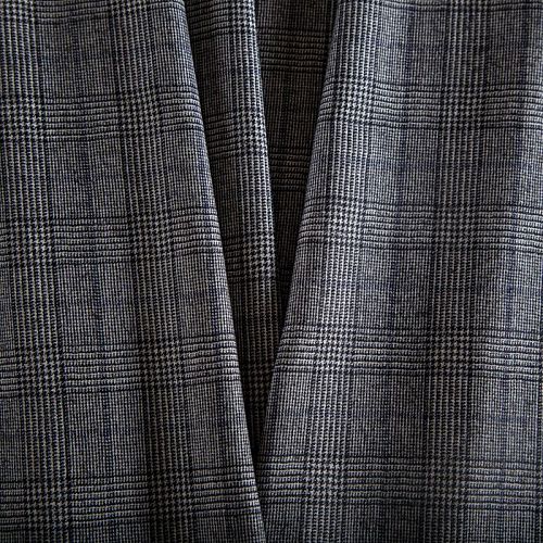 Ткань костюмная 025-14657 серый принтованный