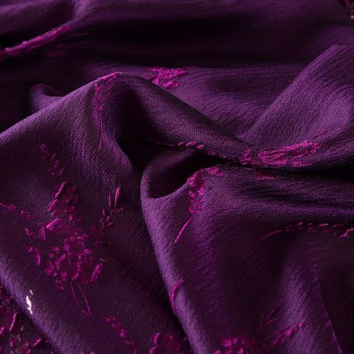 Жаккард купон 017-19214 пурпурный