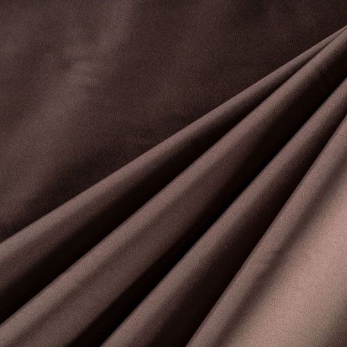 Ткань плащевая К33-604 коричневый однотонный