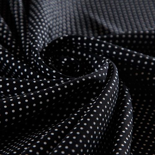 Штапель 069-14953 черный принтованный