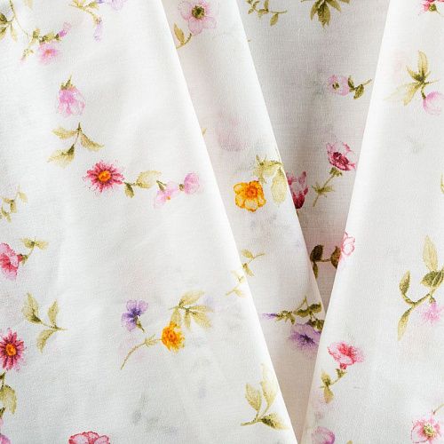 Перкаль ш.220 см 007-03522 белый принтованный