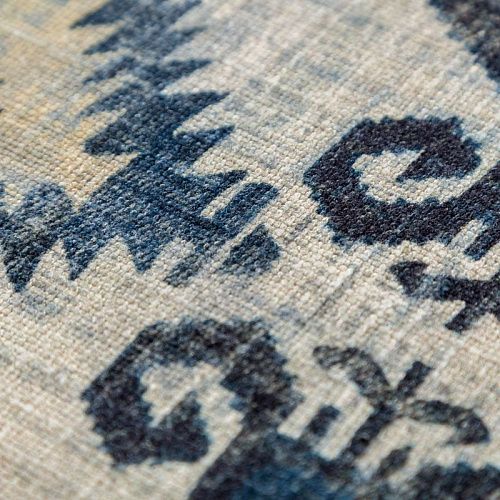 Ткань портьерная жаккард 525-02-19 индиго