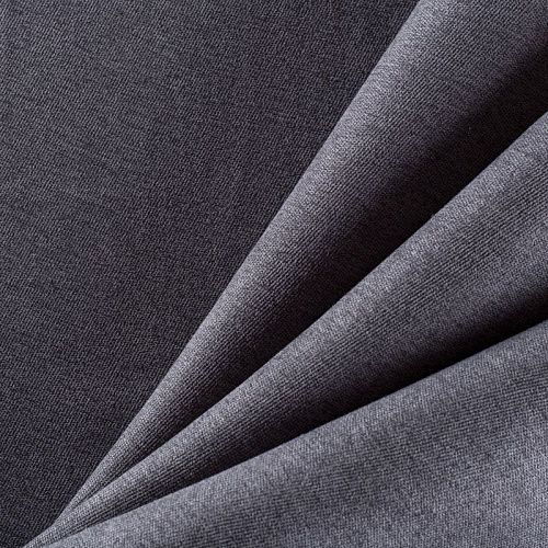 Ткань мебельная микрошенилл 22-02-00760 графитовый однотонный