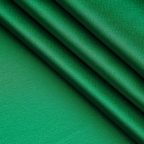 Креп-атлас Versace 001-16442 зеленый однотонный