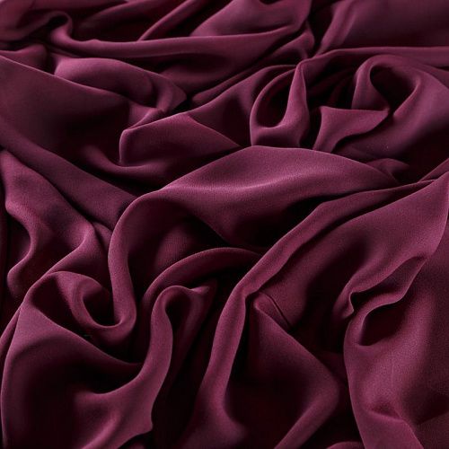 Креп-шифон 027-02332 марсала однотонный