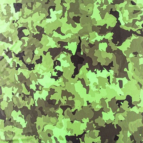 Лайкра 005-01231 хаки принтованный