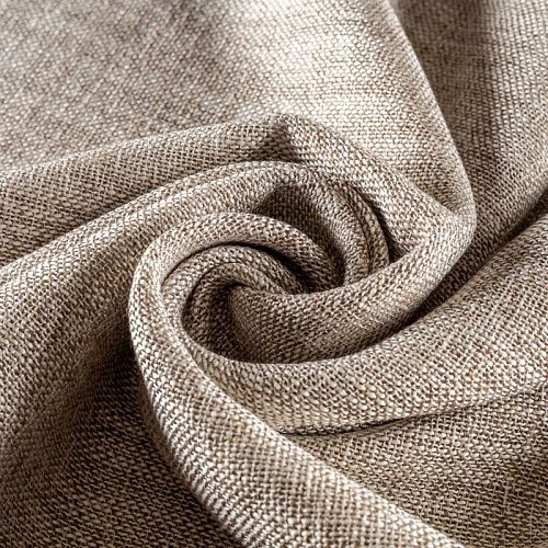 Ткань портьерная лен h-300 см 05-02-00242 серо-молочный меланж