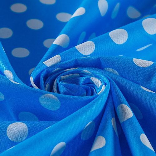 Бязь 007-13829 лазурный принтованный