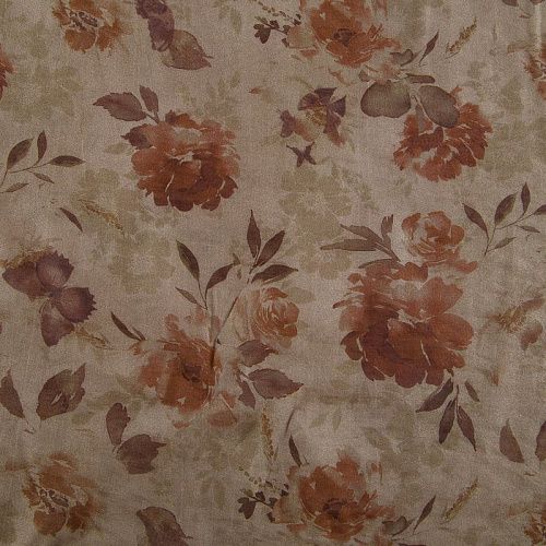 Тенсел 053-17760 серо-бежевый принтованный