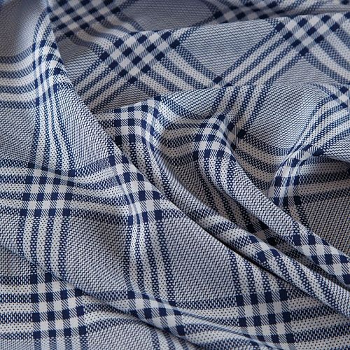 Вискоза "Лоренцо" стрейч 036-17678 синий принтованный