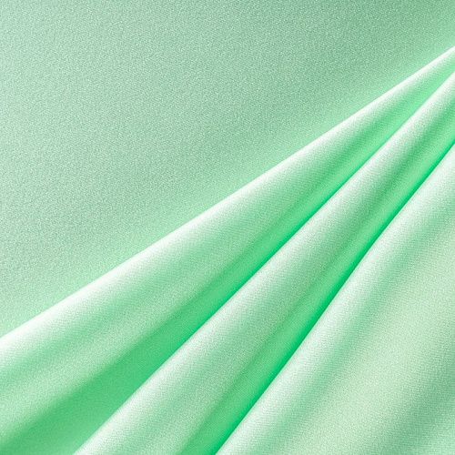 Шелк синтетический стрейч К1-0062 ментоловый однотонный