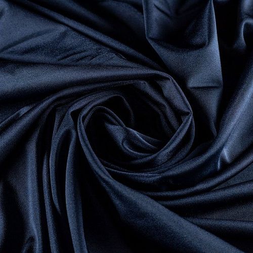 Лайкра К33-837 темно-синий однотонный