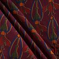 Вискоза 009-12292 бордовый принтованный