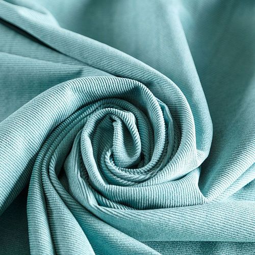 Вельвет стрейч 008-06960 тиффани однотонный