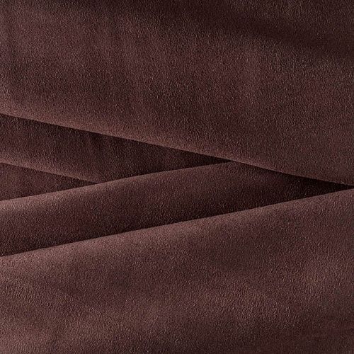 Замша искусственная 018-00353 коричневый однотонный