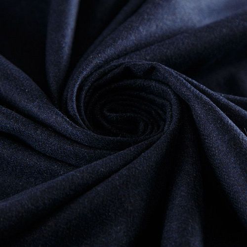 Ткань костюмная 025-14401 темно-синий меланж