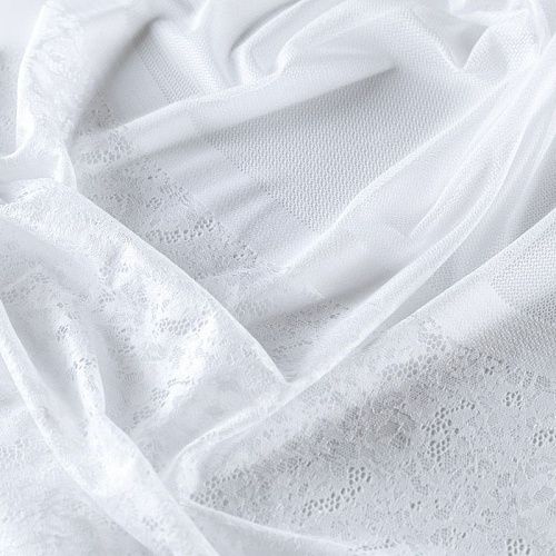 Тюль жаккардовый h-300 см 02-01-09074 белый