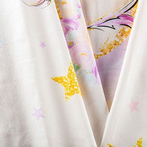 Перкаль 007-03505 кремовый принтованный