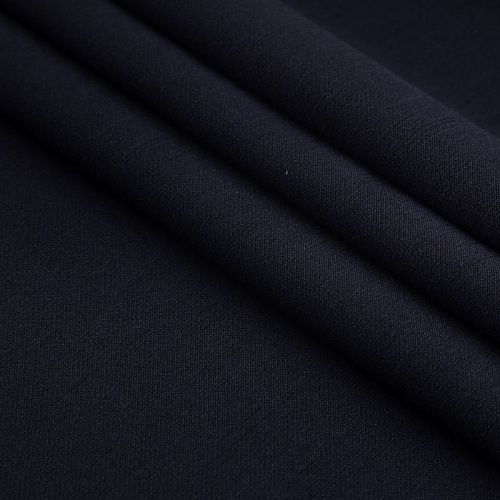 Шерсть костюмная стрейч 025-17278 черный однотонный