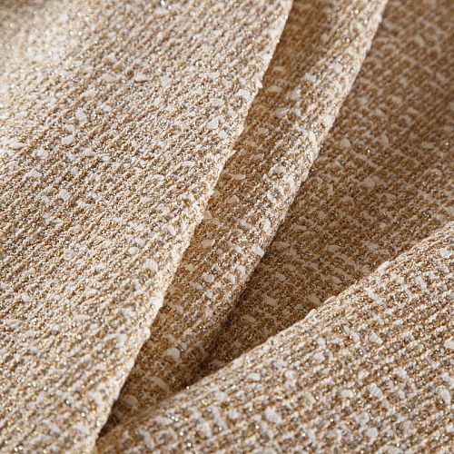 Твид с люрексом дублированный Dolce&Gabbana 052-16562 бежевый