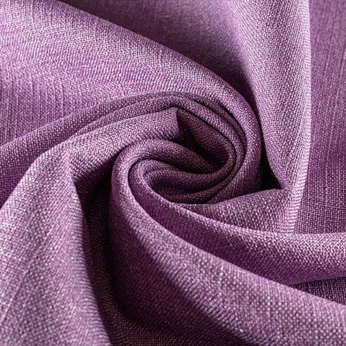 Ткань портьерная лен h-290 см 05-02-00475 лавандовый однотонный