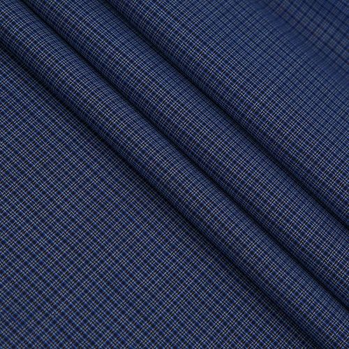Шерсть костюмная Gucci 025-16294 синий клетка
