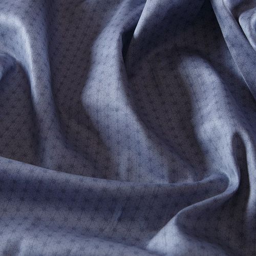 Сатин ш. 220 см 007-13364 серо-синий принтованный